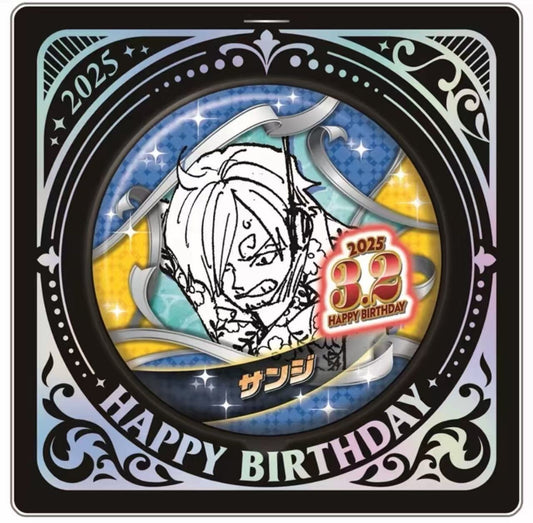 [One Piece] Sanji 2025 Birthday Can Badge