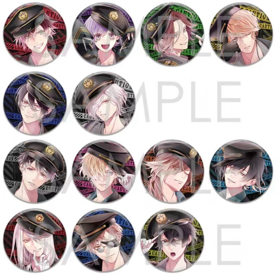 [Diabolik Lovers] "Nightmare Scars" Collectible Can Badge