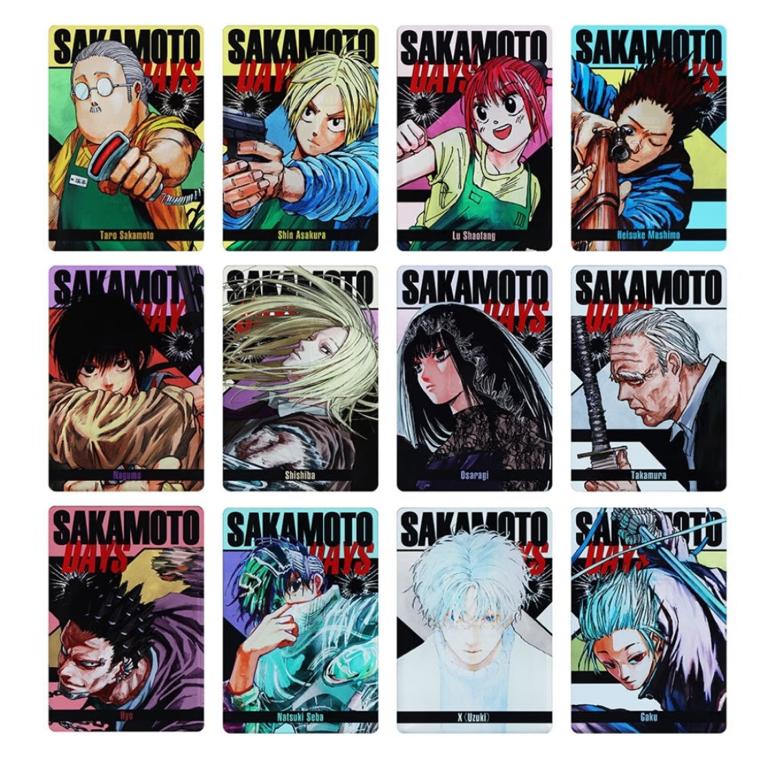 [Sakamoto Days] Original Art Clear Acrylic Collectible Clear Cards