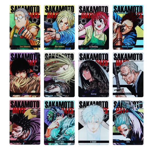 [Sakamoto Days] Original Art Clear Acrylic Collectible Clear Cards