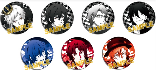 [Bungo Stray Dogs] Secret Monochrome Can Badge Collection Ver.1