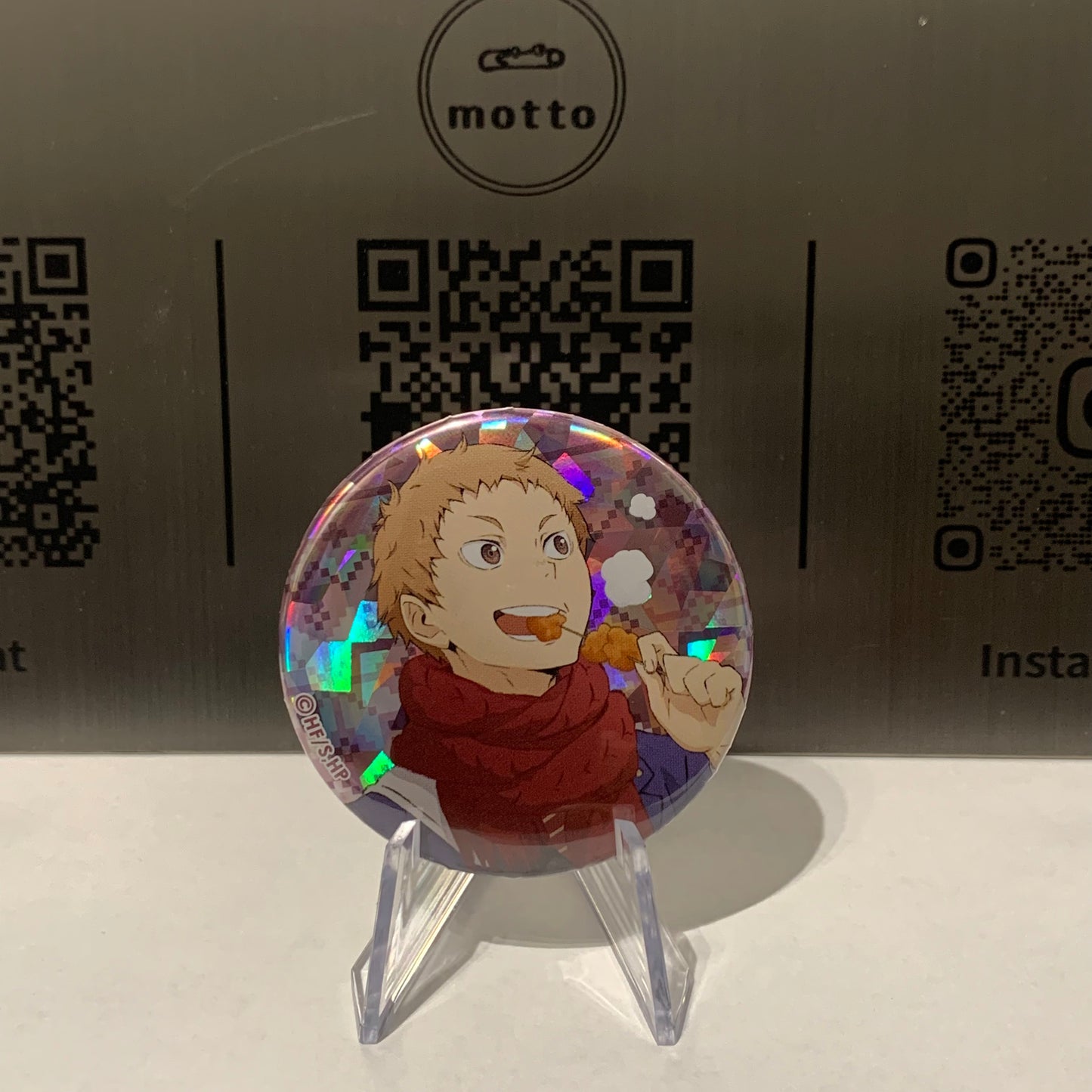 [Haikyuu!!] Autumn & Winter Holographic Pin Badge