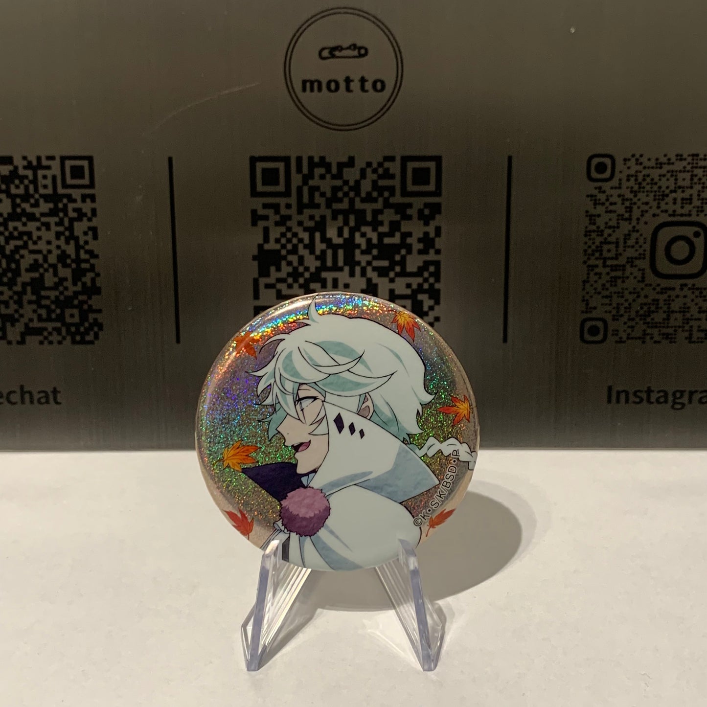 [Bungo Stray Dogs] Newly Illustrated Seasonal Progress Holographic Can Badge Collection