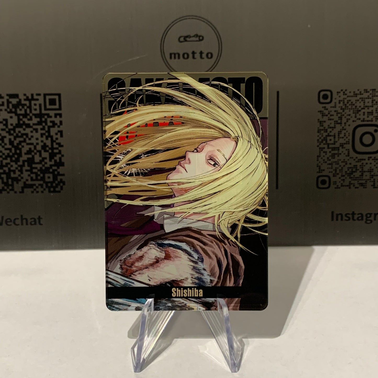 [Sakamoto Days] Original Art Clear Acrylic Collectible Clear Cards