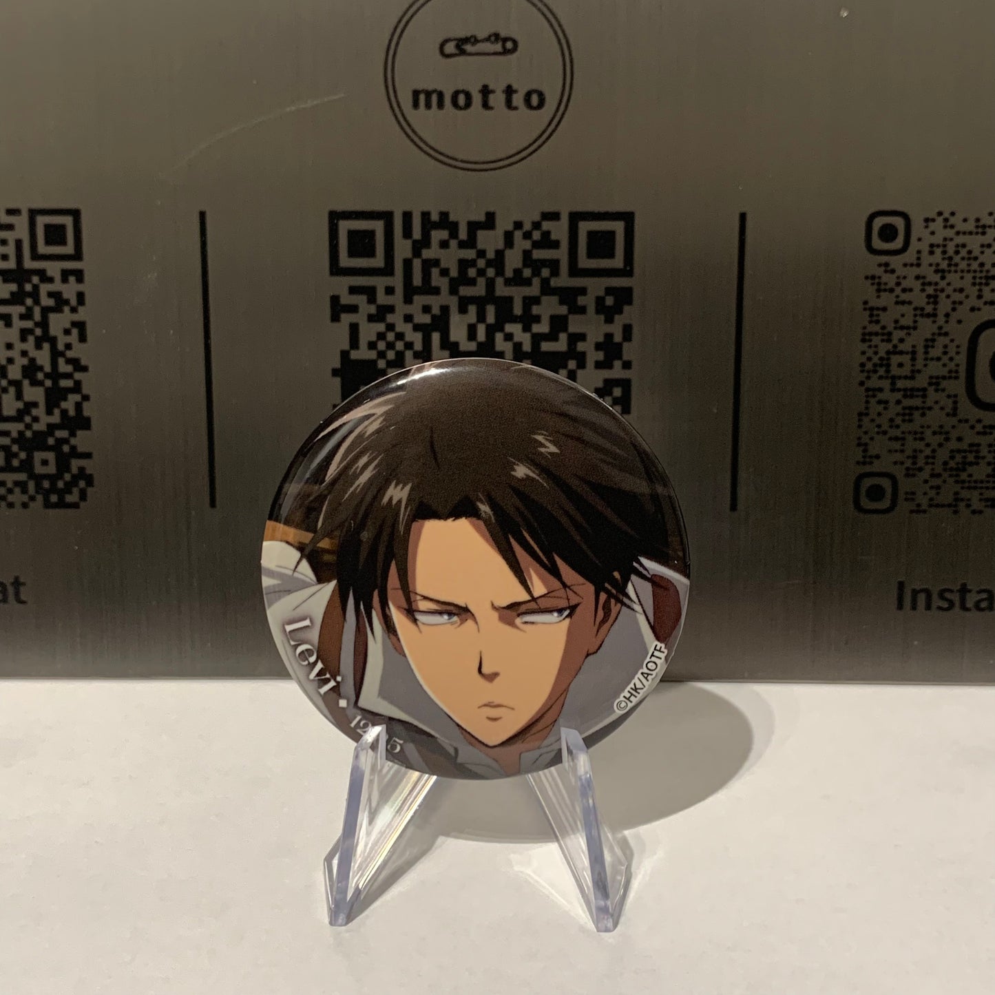 [Attack on Titan] Re:lighting Levi Birthday Trading Can Badges Collection