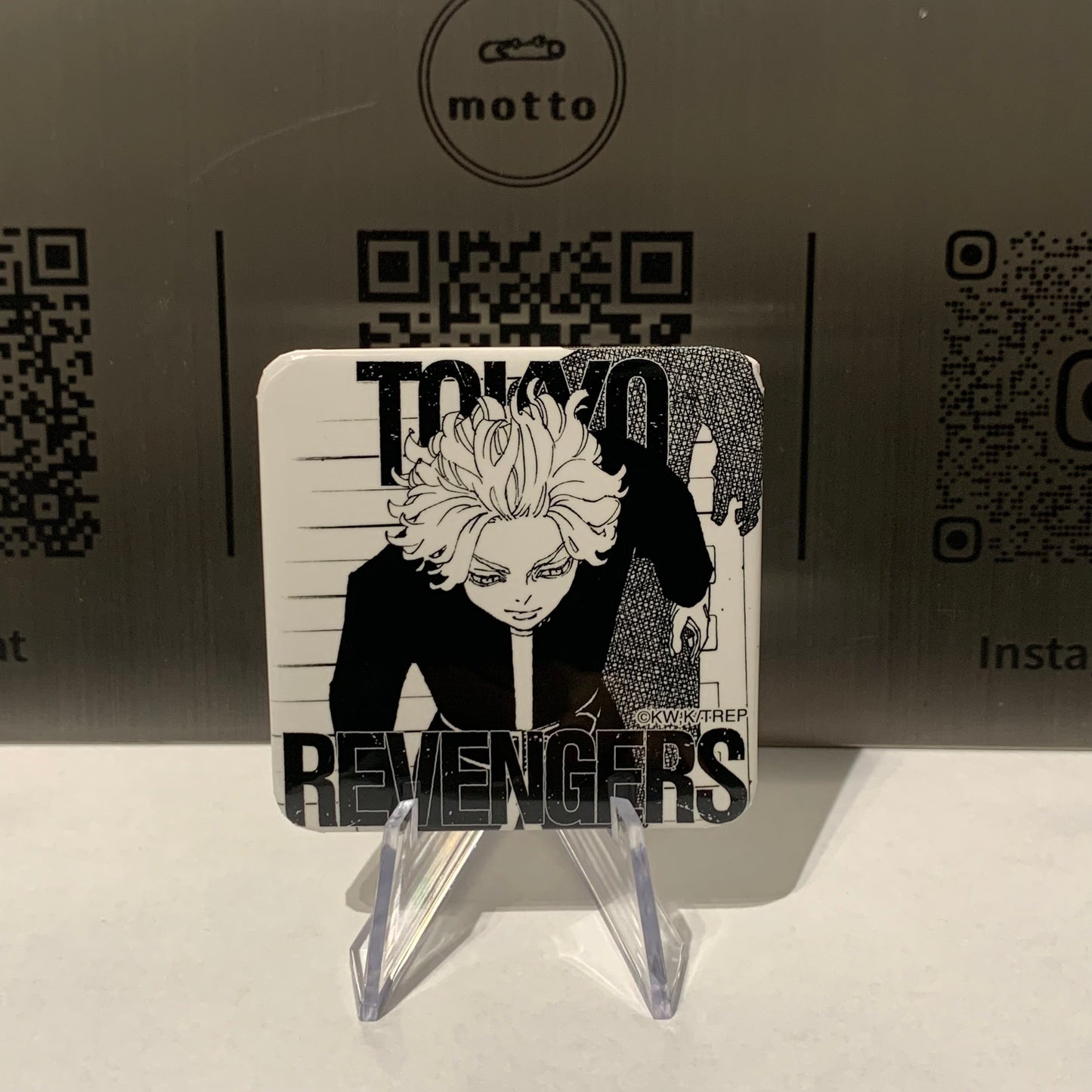 [Tokyo Revengers] Black and White Square Badge Collection