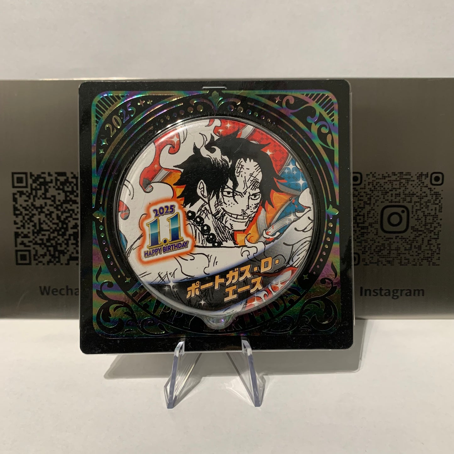 [One Piece] Ace 2025 Birthday Collectible Pin Badge