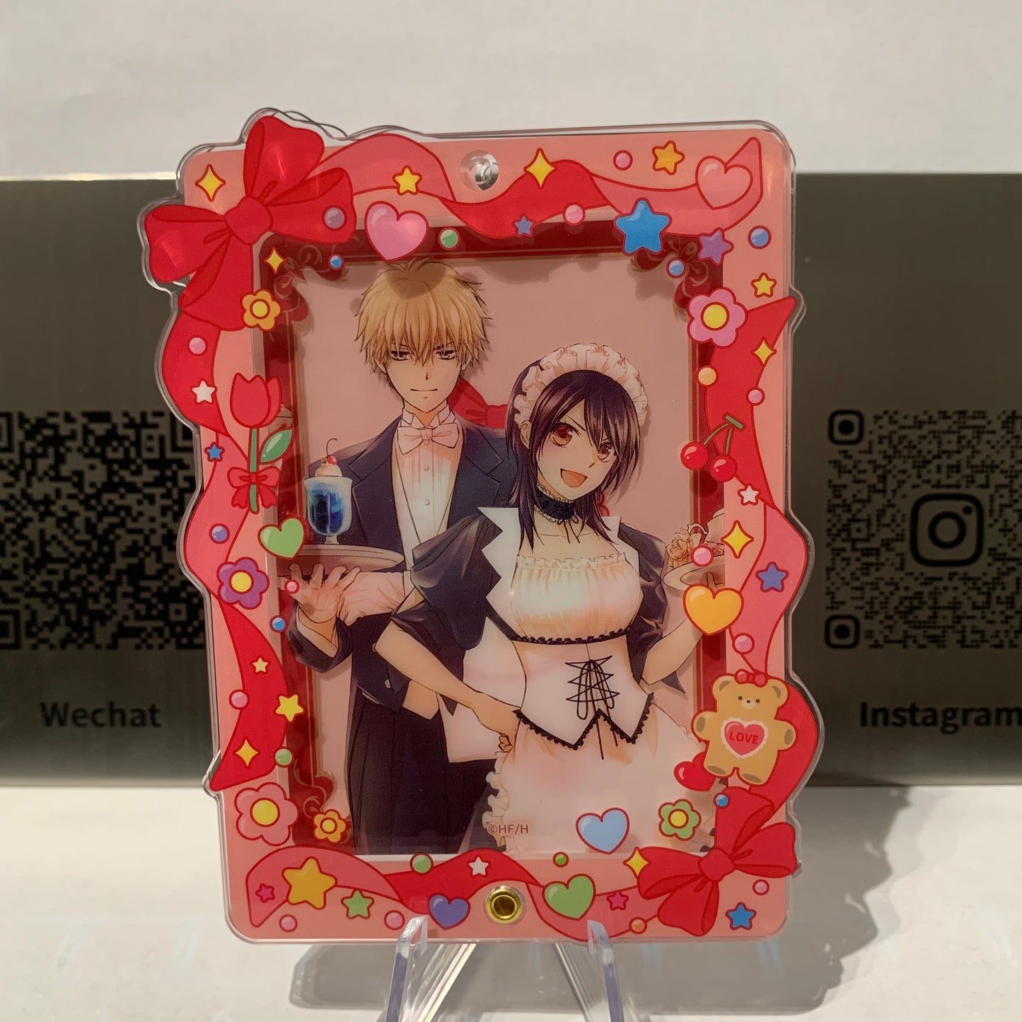 [Fukuya] Ribbon Bear Acrylic Frame