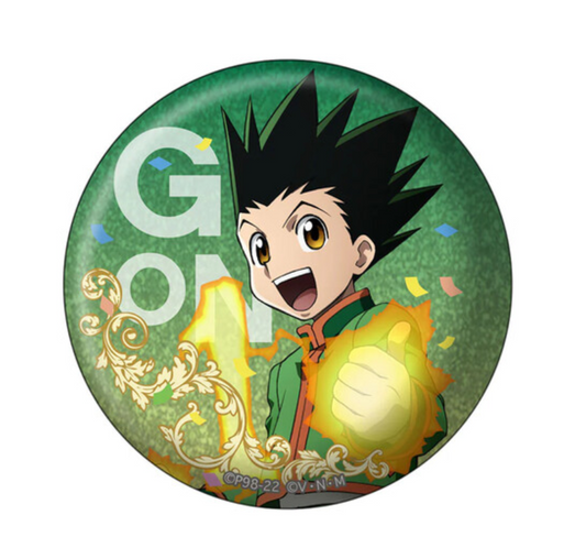 [HUNTER×HUNTER] Glitter Can Badge – Gon Freecss [JUMP SHOP Exclusive]