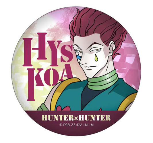 [HUNTER×HUNTER] Glitter Can Badge V.2 – Hisoka Morow [JUMP SHOP Exclusive]
