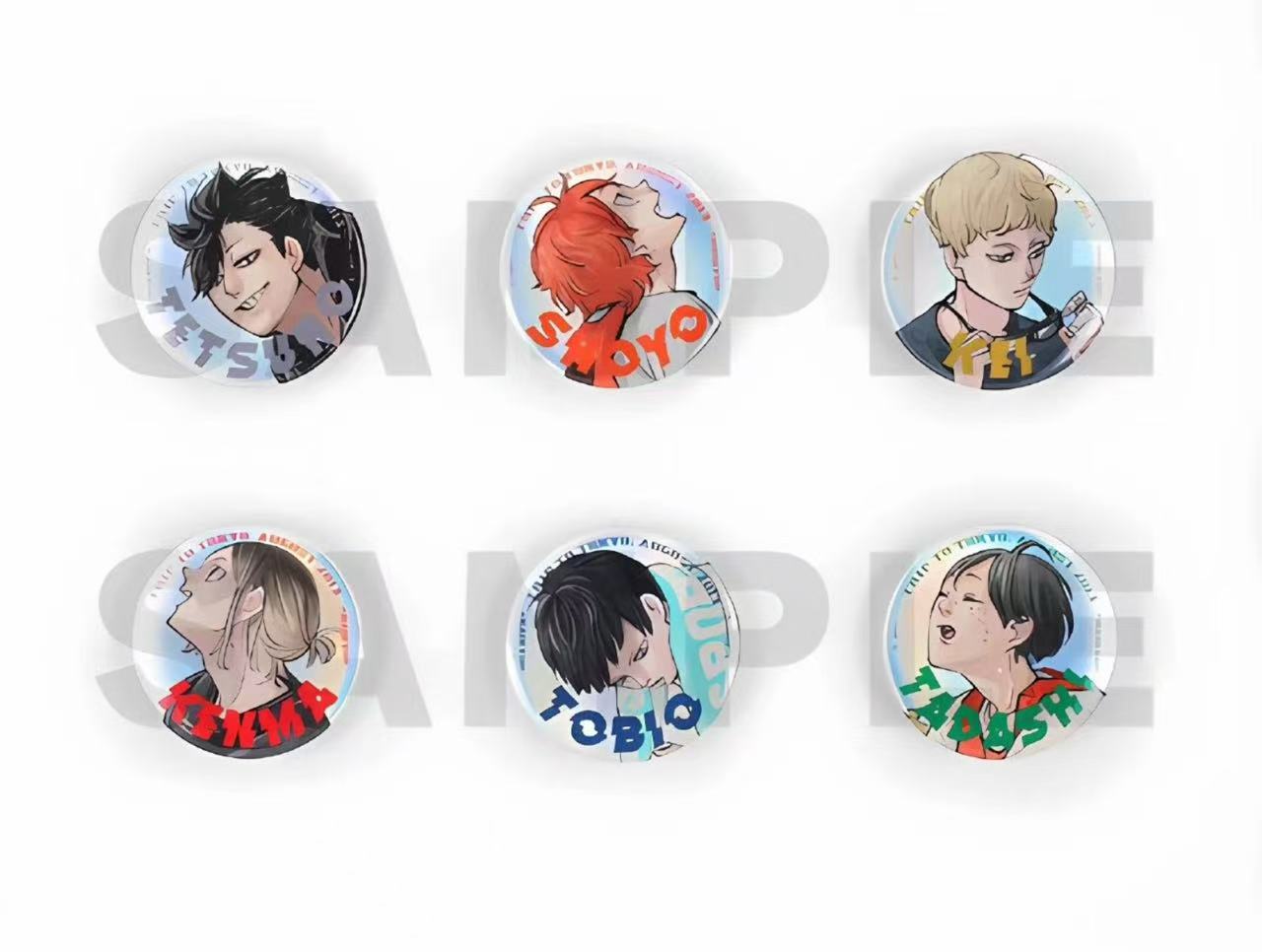 [Haikyuu!!] – Tokyo Training Camp Summer 2013 Metallic Can Badge