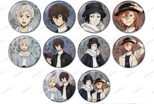 [Bungo Stray Dogs] Newly Drawn Winter Holiday Ver. Can Badge Collection